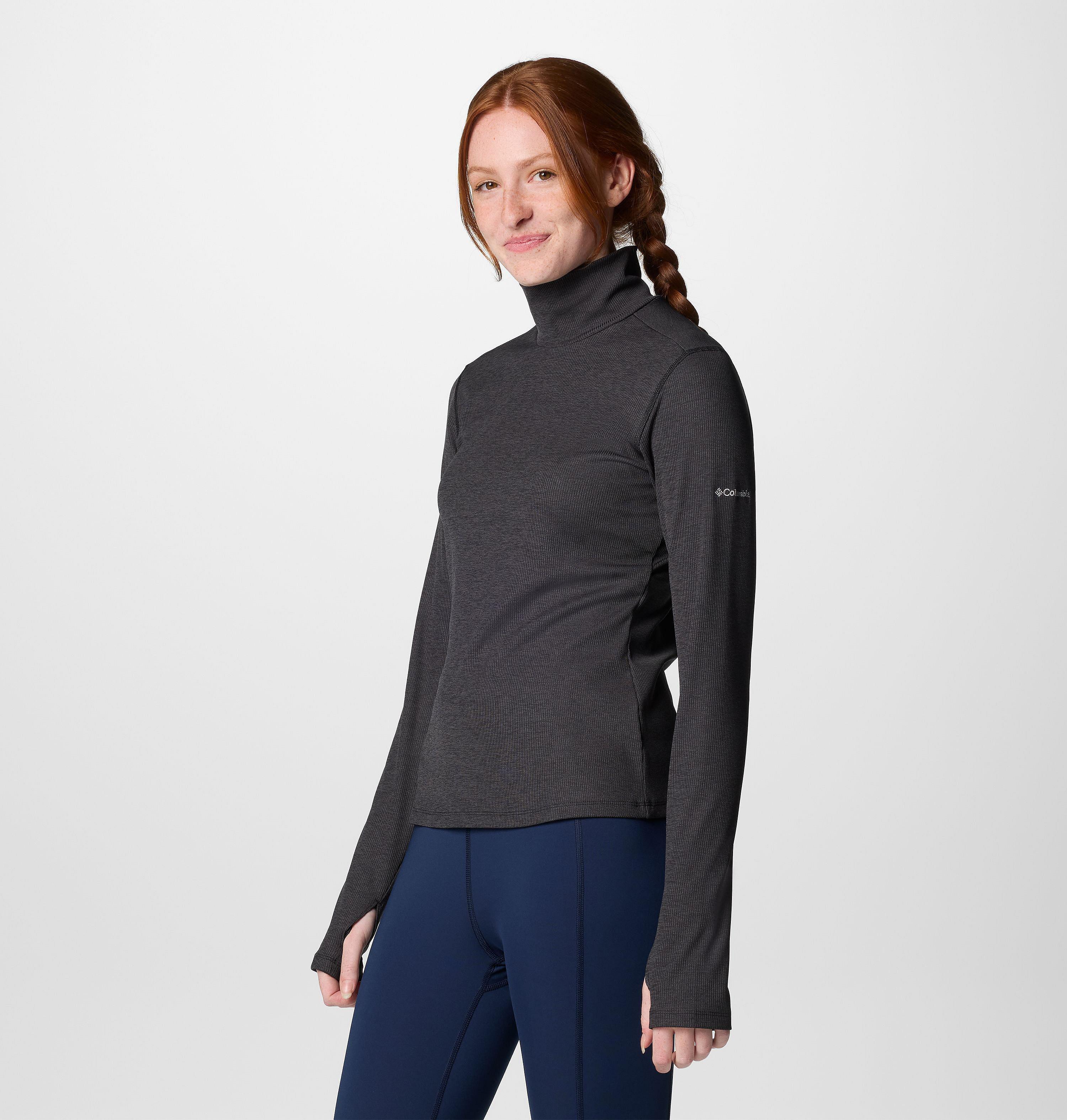 Women's Boundless Days Knit Turtleneck Long Sleeve Shirt 4
