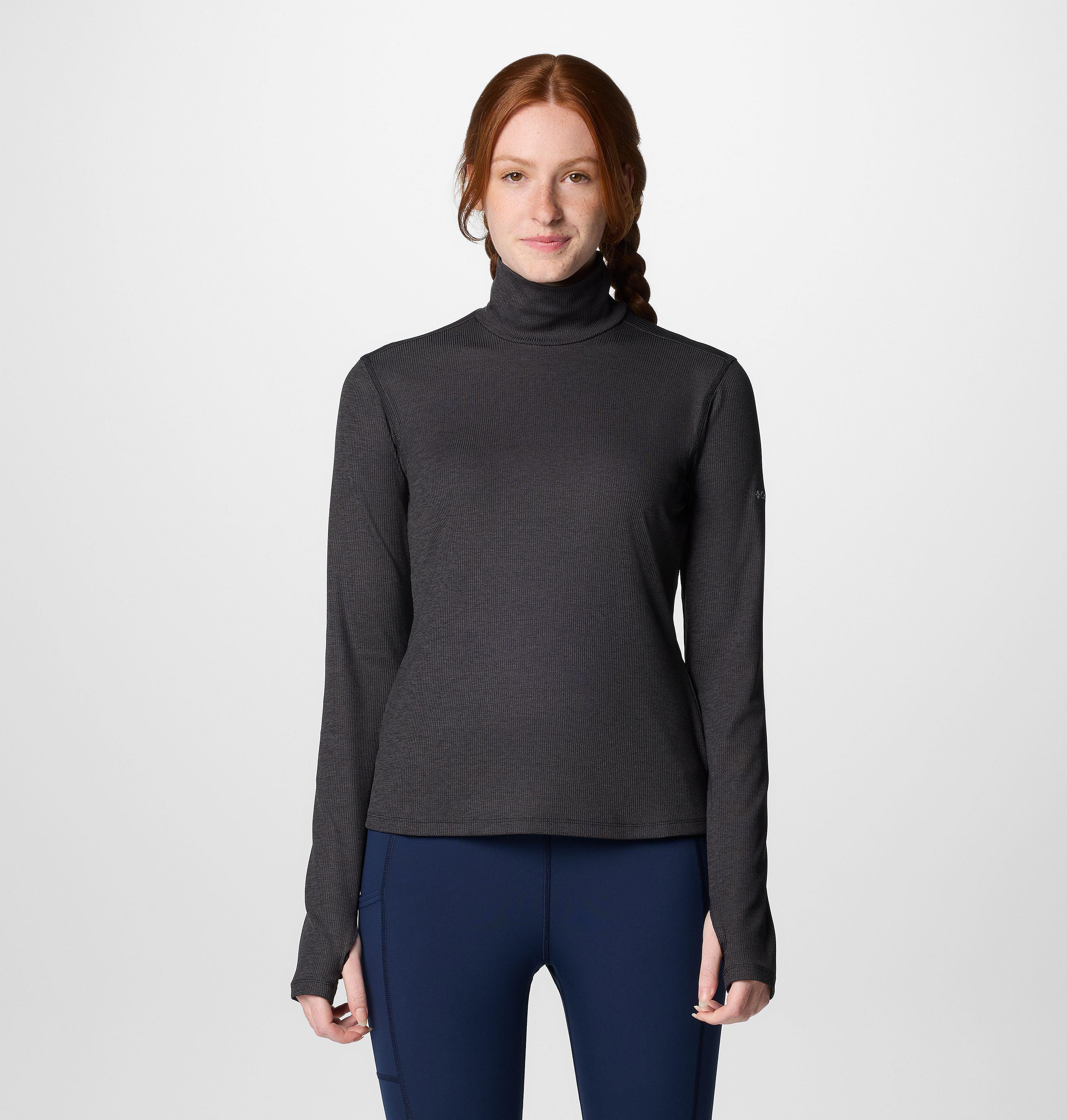 Women's Boundless Days Knit Turtleneck Long Sleeve Shirt 1