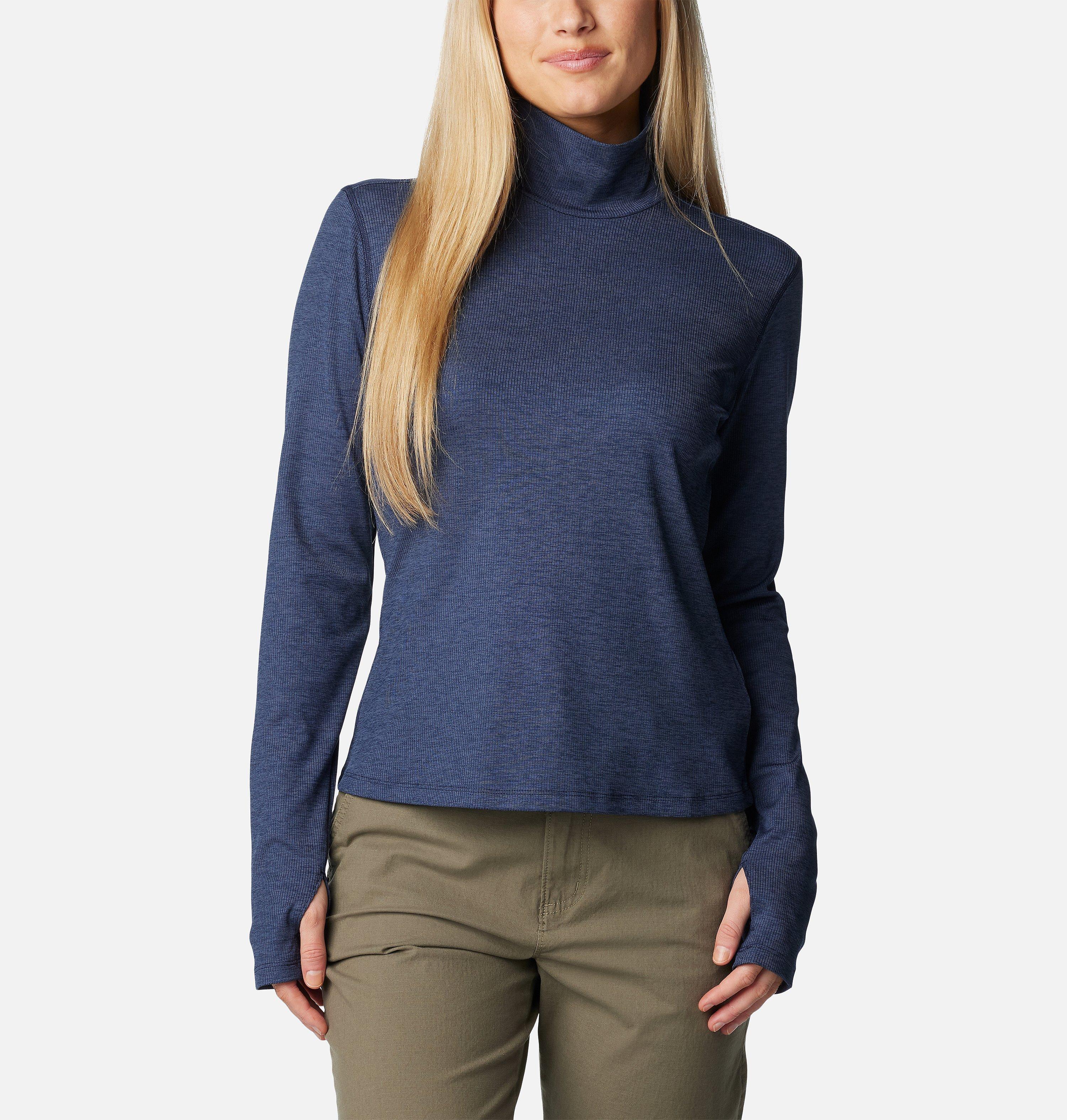 Women's Boundless Days Knit Turtleneck Long Sleeve Shirt 1