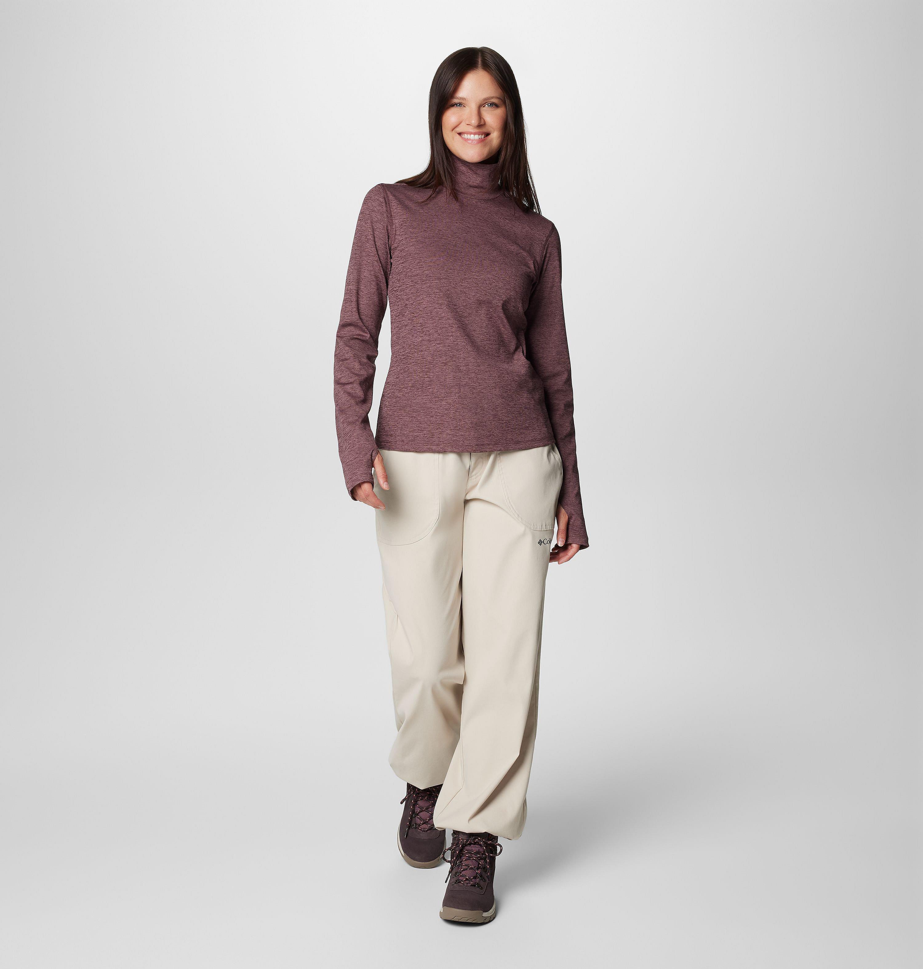 Women's Boundless Days Knit Turtleneck Long Sleeve Shirt 3
