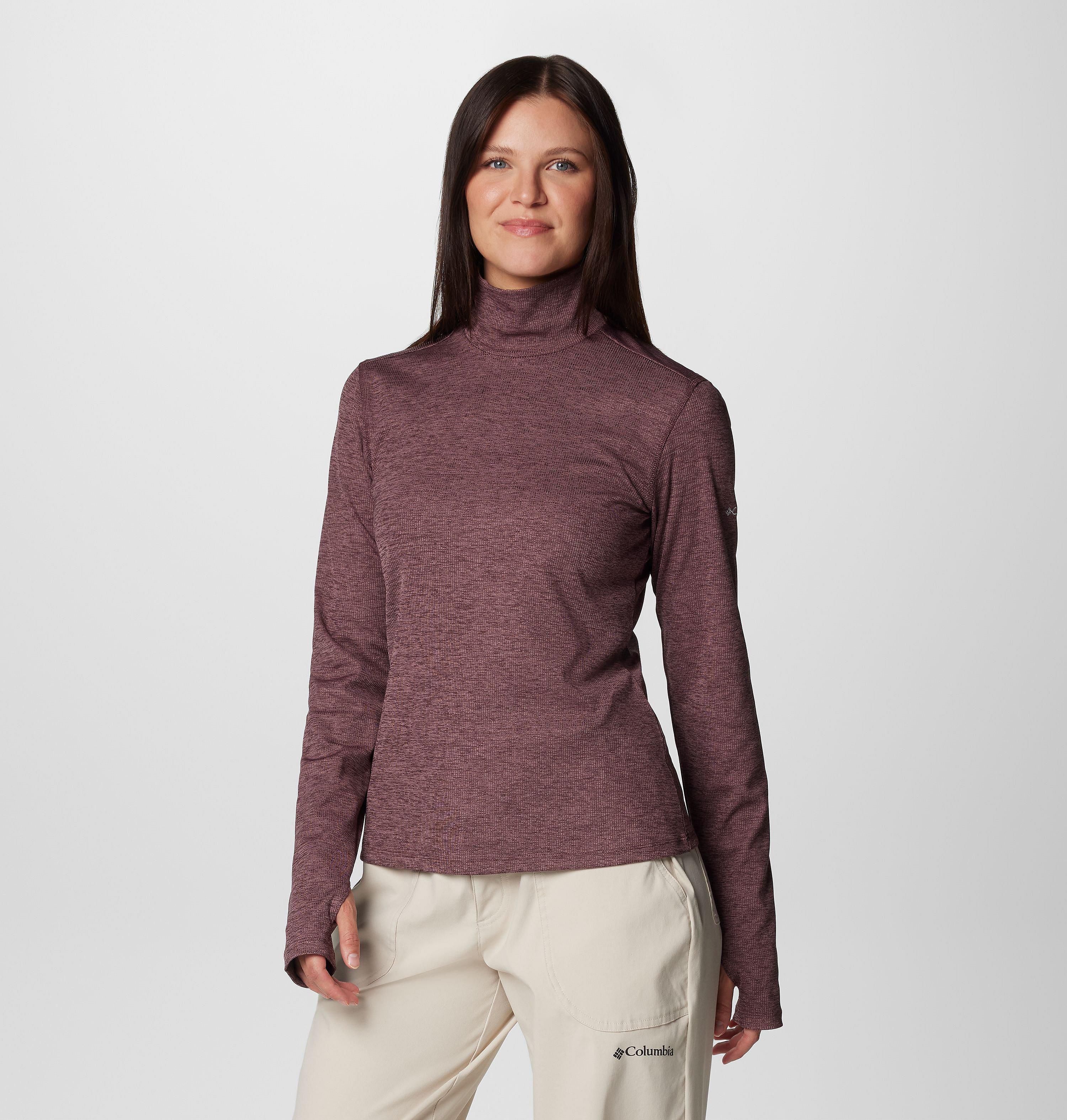 Women's Boundless Days Knit Turtleneck Long Sleeve Shirt 4