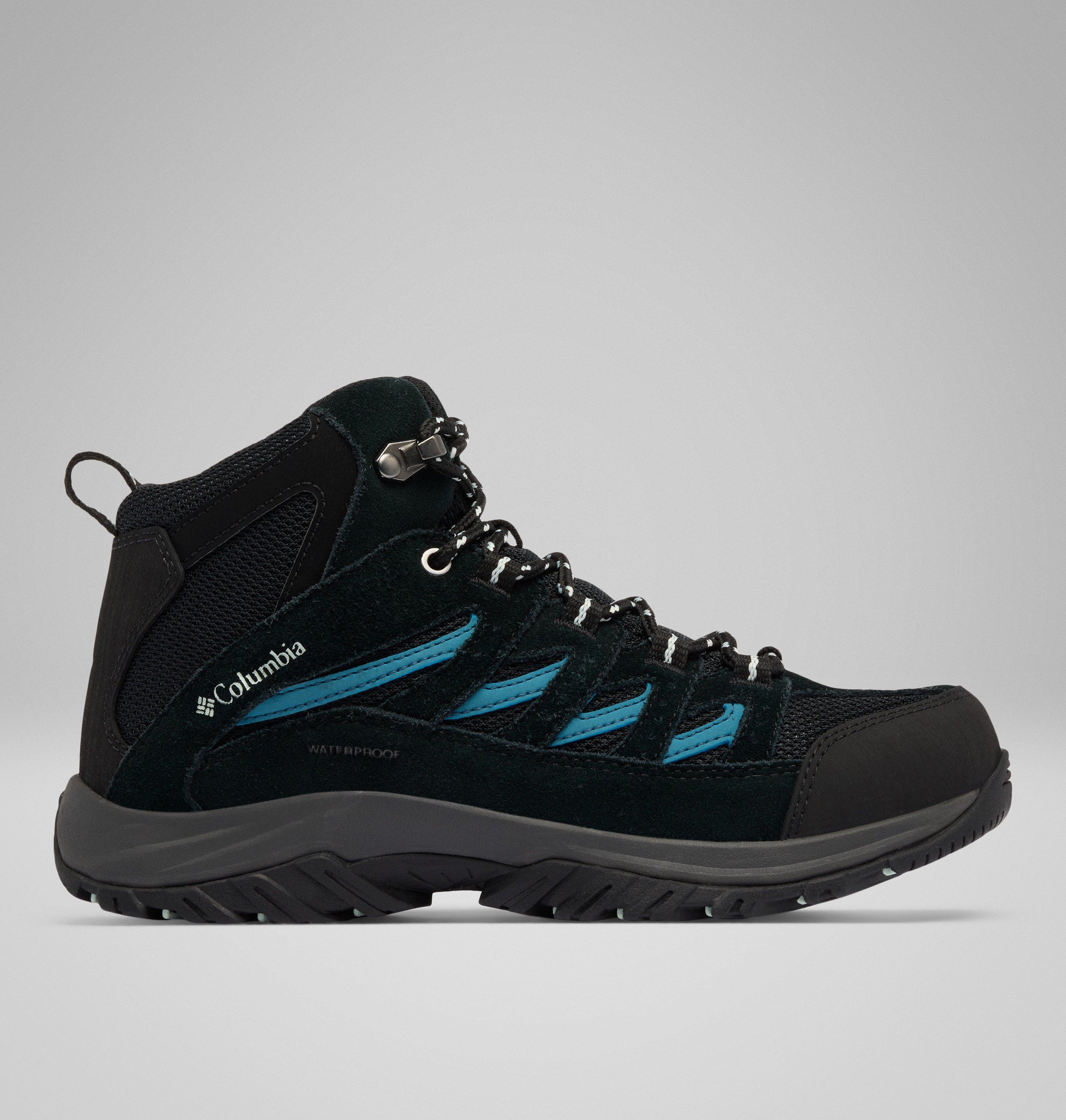 Columbia Sportswear Women's Black Columbia - Crestwood™ Ii Mid Waterproof Walking Shoe - Skylight Size 8.5 Uk