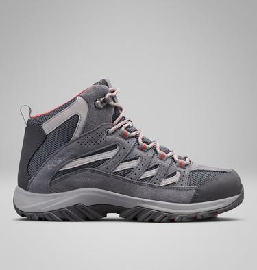 Women's Crestwood II Mid Waterproof Walking Shoe, Color: Graphite, Daredevil, image 1