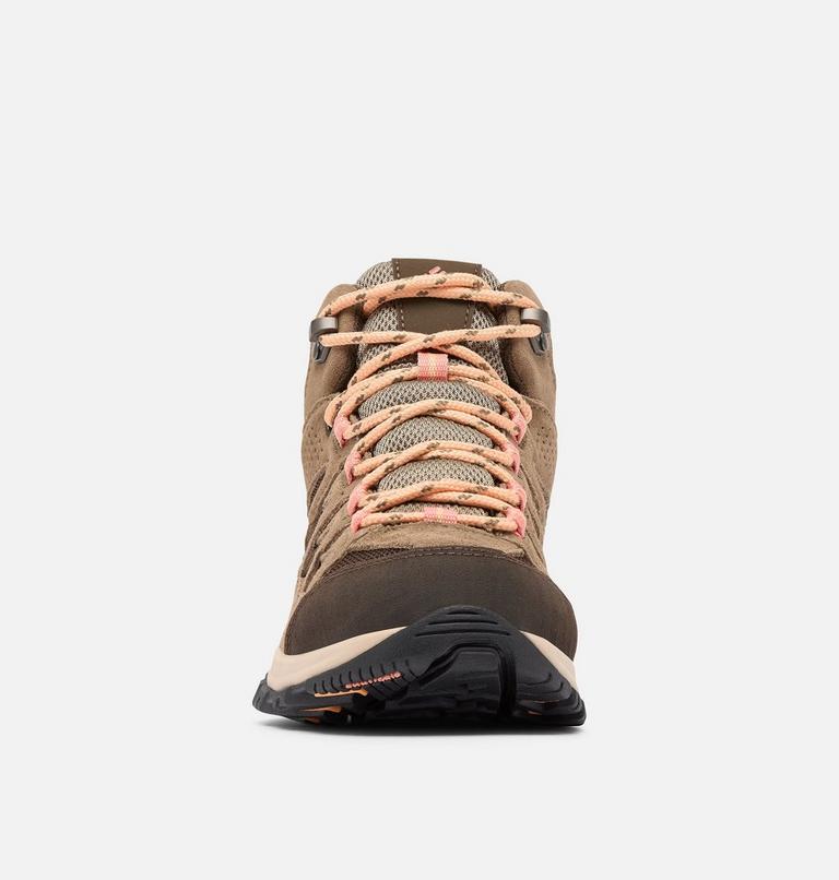 Zapatillas para caminar impermeables de media caña Crestwood II para mujer, Color: Cordovan, Mud, image 8
