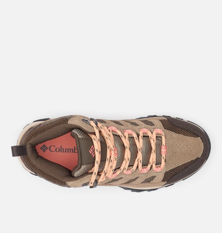 Zapatillas para caminar impermeables de media caña Crestwood II para mujer, Color: Cordovan, Mud, image 4