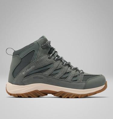 Women's Crestwood II Mid Waterproof Walking Shoe, Color: Sedona Sage, Tea Light, image 1