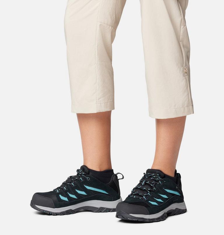 Crestwood II wasserdichte Wanderschuhe für Frauen, Color: Black, Teal, image 10