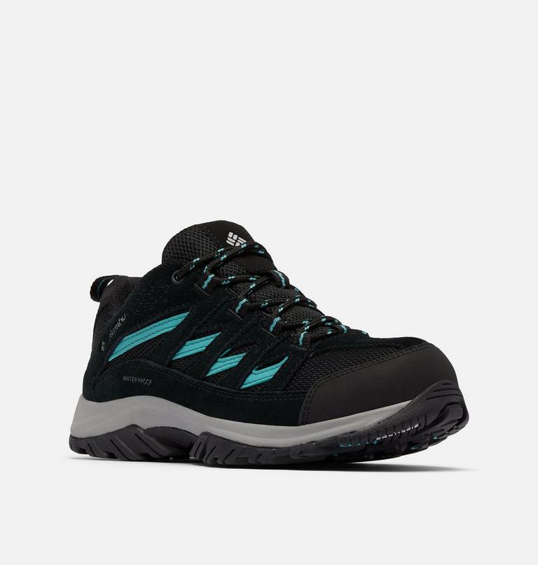 Crestwood II wasserdichte Wanderschuhe für Frauen, Color: Black, Teal, image 2
