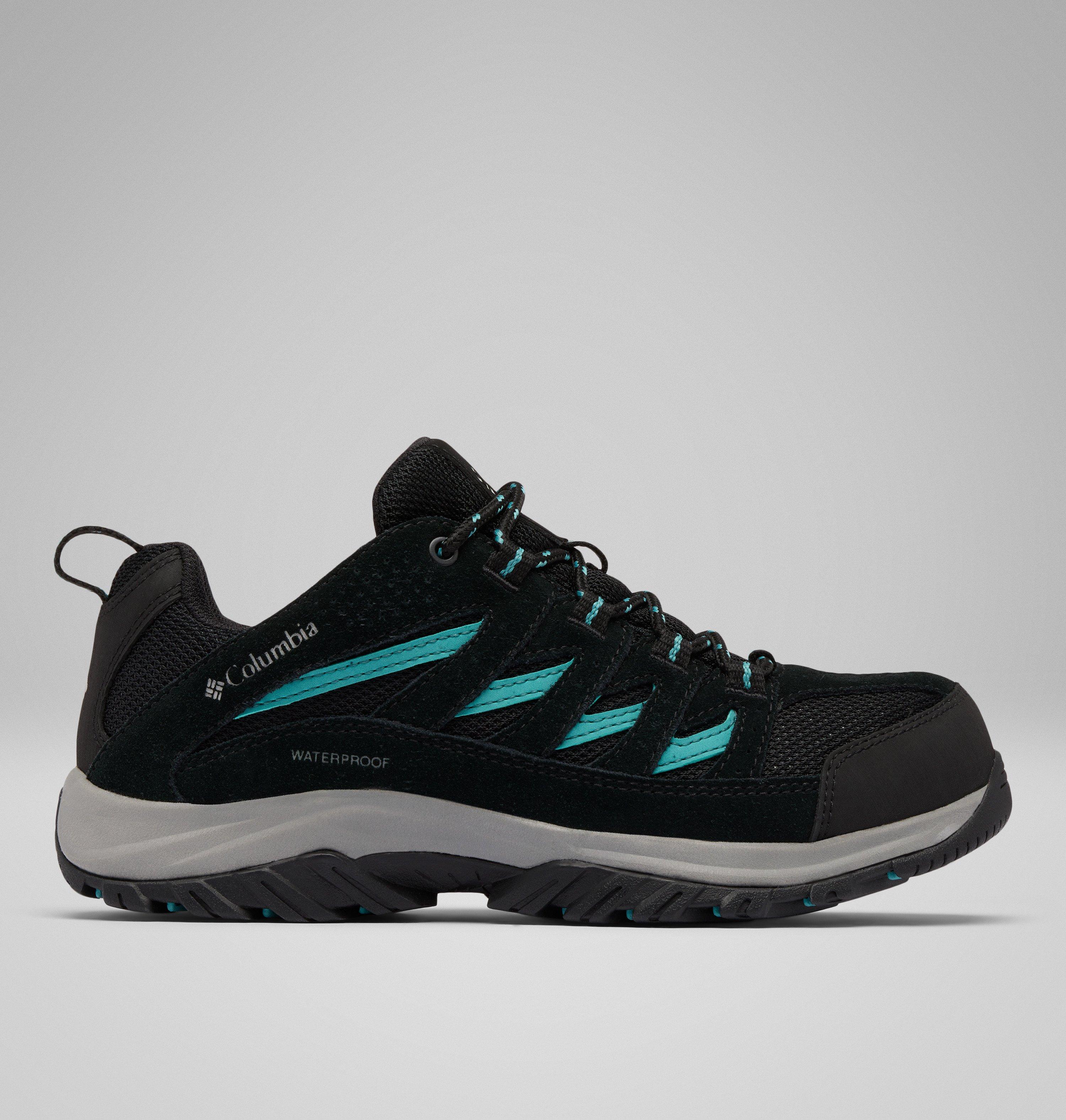 Columbia Sportswear Women's Black Columbia - Crestwood™ Ii Waterproof Walking Shoe - Teal Size 8 Uk
