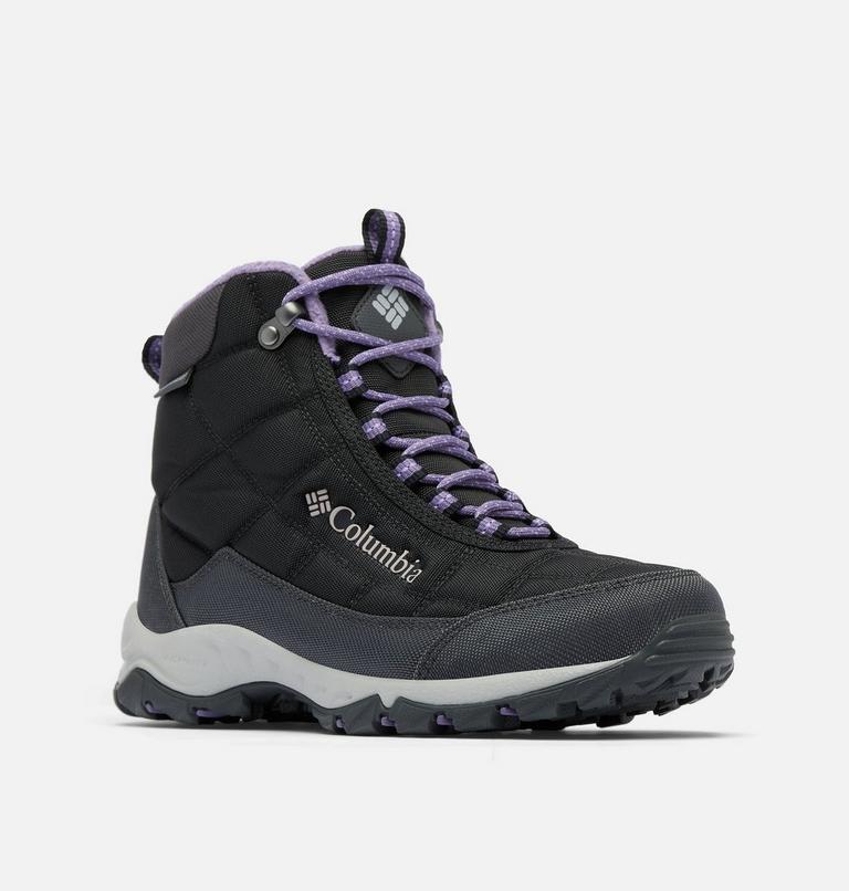 Botas de invierno Firecamp para mujer, Color: Black, Plum Purple, image 3