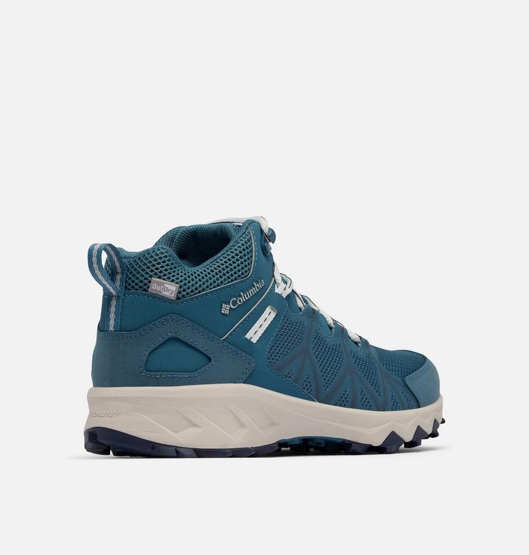 Zapatillas de senderismo de media caña Peakfreak II Outdry para mujer, Color: Blue Heron, Skylight, image 9