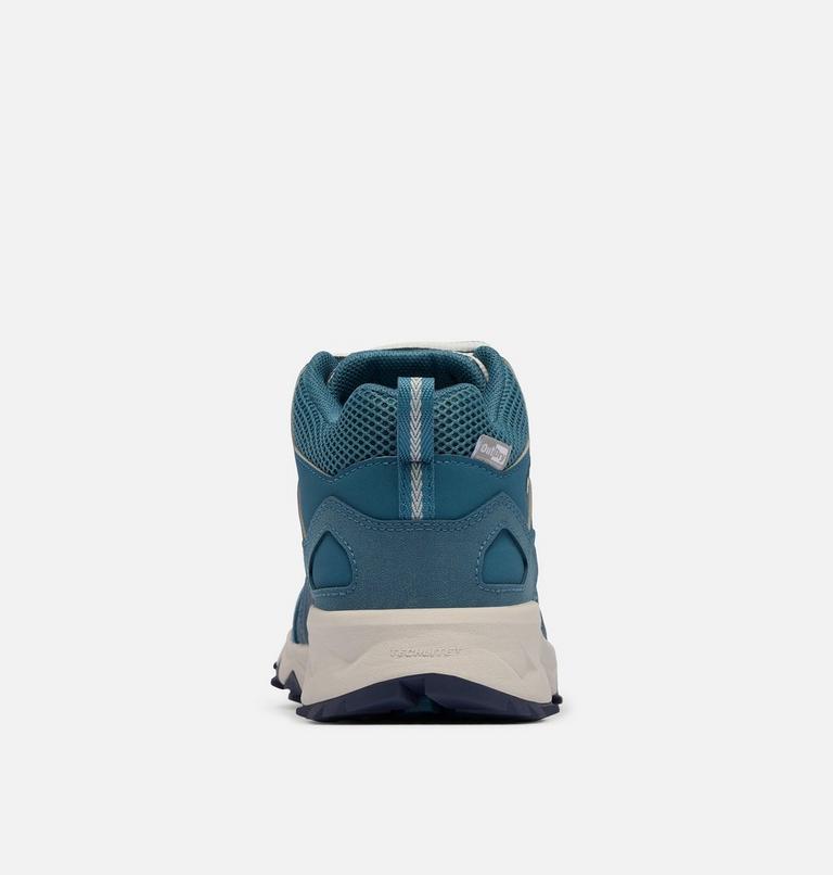 Zapatillas de senderismo de media caña Peakfreak II Outdry para mujer, Color: Blue Heron, Skylight, image 2