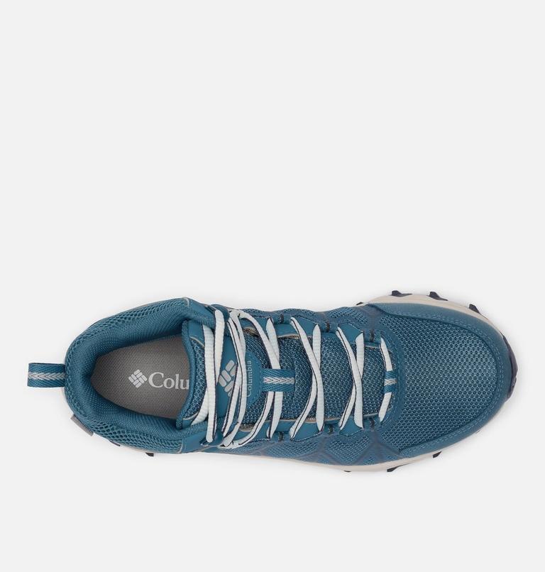 Zapatillas de senderismo de media caña Peakfreak II Outdry para mujer, Color: Blue Heron, Skylight, image 4