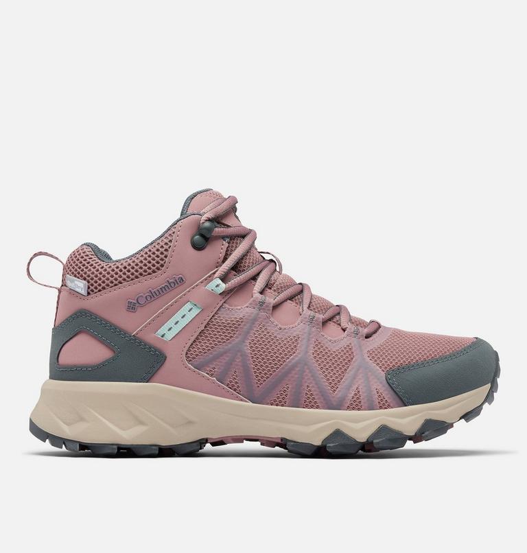 Women's Peakfreak II Mid Outdry Hiking Shoe, Color: Fig, Cool Green, image 1