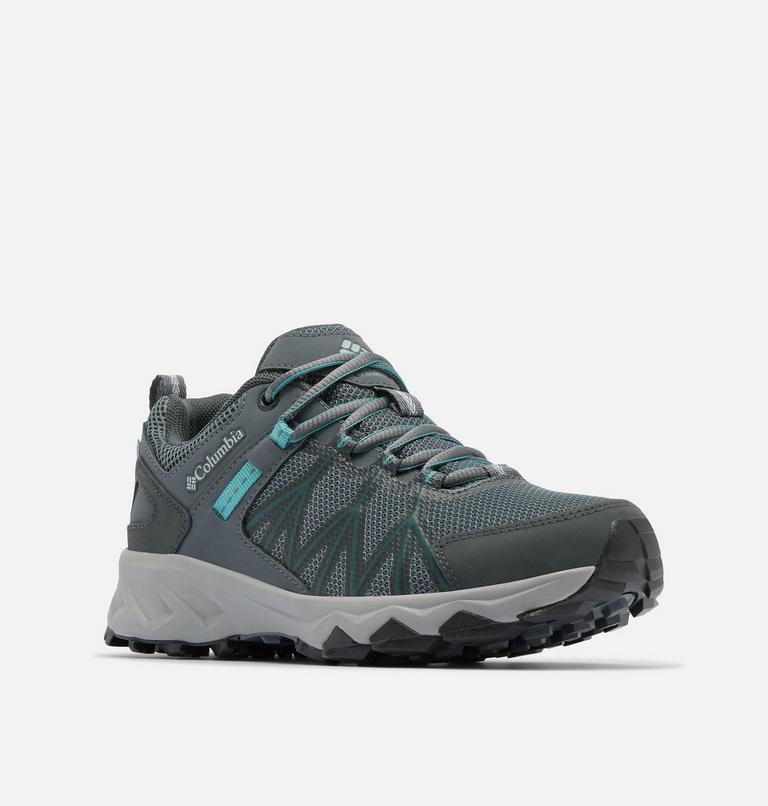 Zapatillas de senderismo Peakfreak II Outdry para mujer, Color: Graphite, Teal, image 3