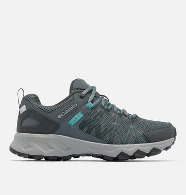 Zapatillas de senderismo Peakfreak II Outdry para mujer, Color: Graphite, Teal, image 5