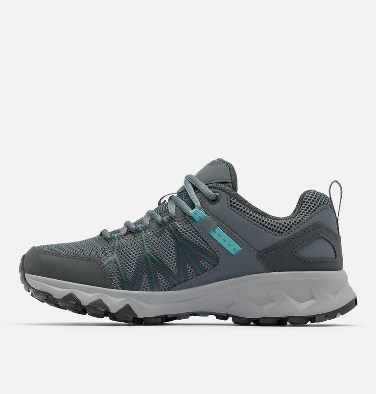 Zapatillas de senderismo Peakfreak II Outdry para mujer, Color: Graphite, Teal, image 6