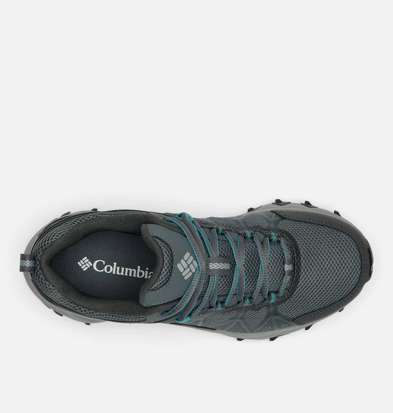 Zapatillas de senderismo Peakfreak II Outdry para mujer, Color: Graphite, Teal, image 4