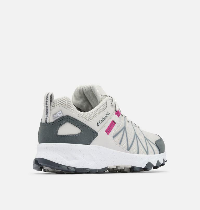 Women's Peakfreak II Outdry Hiking Shoe, Color: Moonstone, Wild Fuchsia, image 9