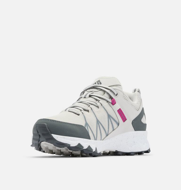Women's Peakfreak II Outdry Hiking Shoe, Color: Moonstone, Wild Fuchsia, image 7