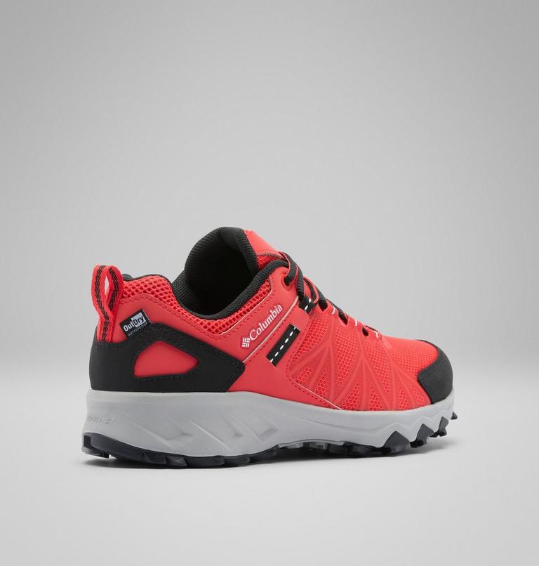Women's Peakfreak II Outdry Hiking Shoe, Color: Poppy Red, Sea Salt, image 9