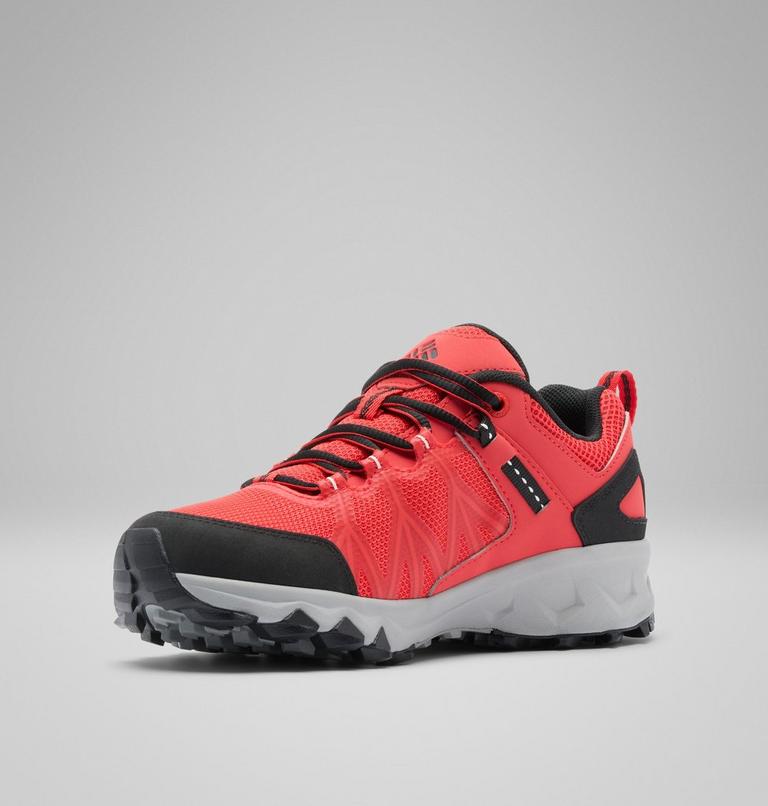 Women's Peakfreak II Outdry Hiking Shoe, Color: Poppy Red, Sea Salt, image 7