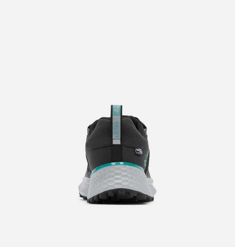 Women's Facet 75 II Outdry Hiking Shoe, Color: Black, Teal, image 2