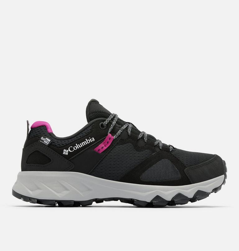 Women's Peakfreak Hera II OutDry Hiking Shoe, Color: Black, Wild Fuchsia, image 1