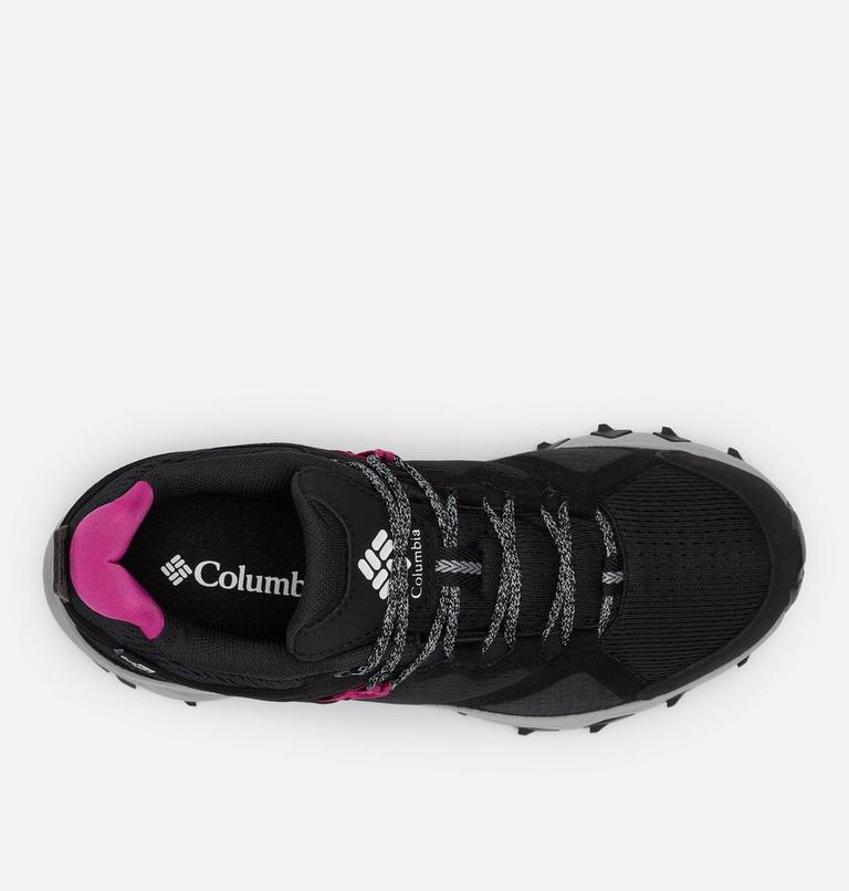 Women's Peakfreak Hera II OutDry Hiking Shoe, Color: Black, Wild Fuchsia, image 4