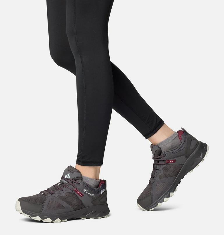 Women's Peakfreak Hera II OutDry Hiking Shoe, Color: Dark Grey, Deep Madeira, image 10