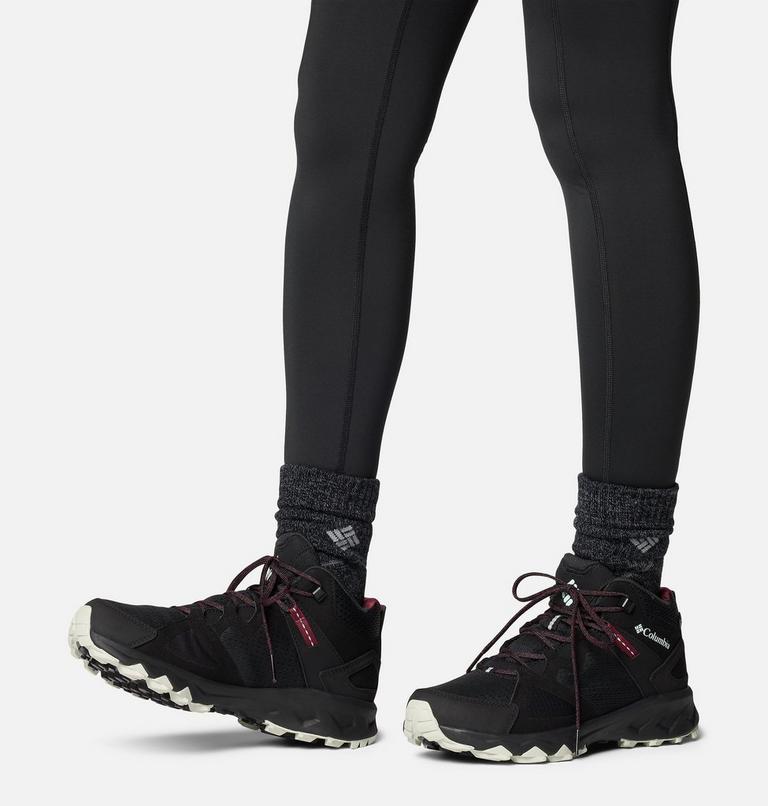 Women's Peakfreak Hera II Mid OutDry Hiking Shoe, Color: Black, Deep Madeira, image 10