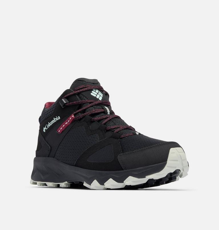 Women's Peakfreak Hera II Mid OutDry Hiking Shoe, Color: Black, Deep Madeira, image 3
