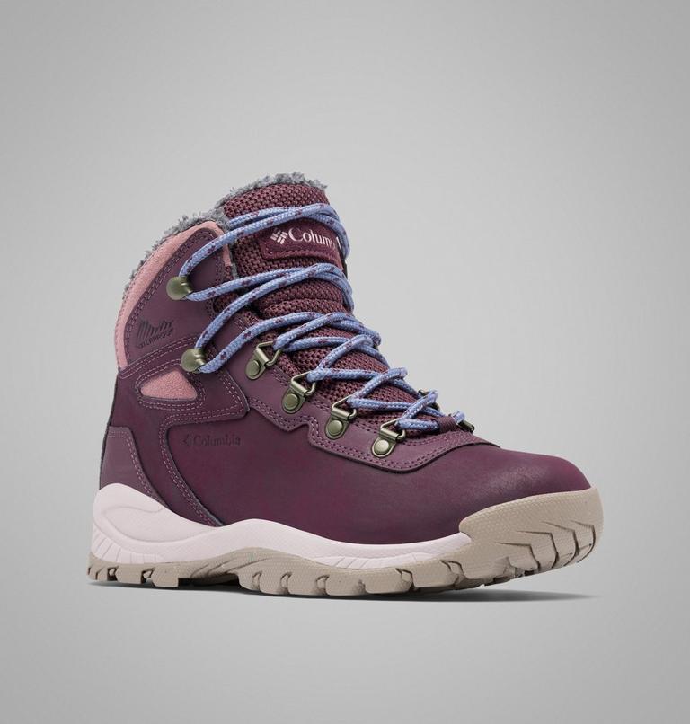 Women's Newton Ridge III Omni-Heat Waterproof Winter Hiking Boot, Color: Moonvista, Vapor, image 3