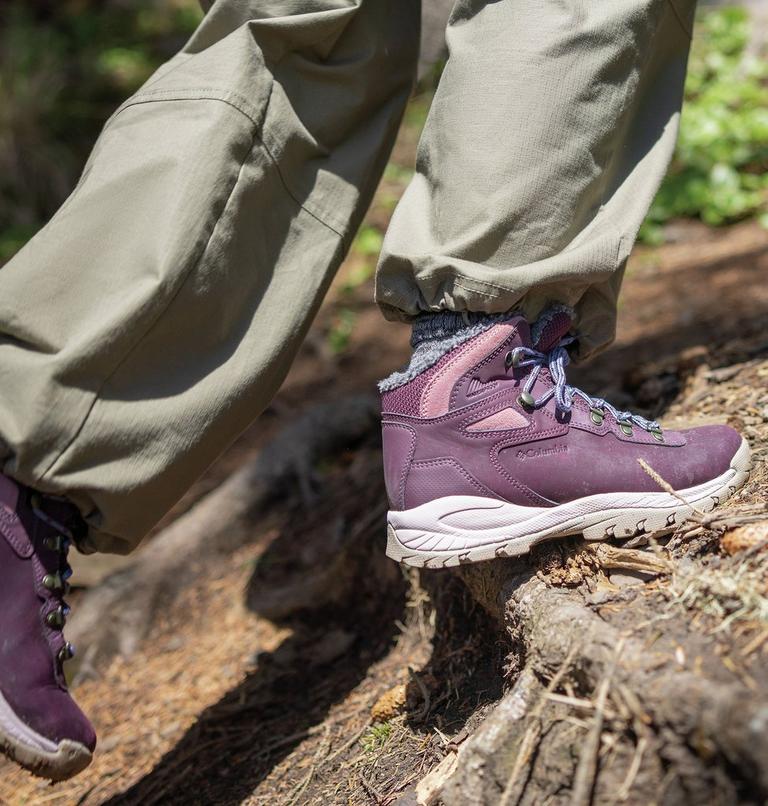Women's Newton Ridge III Omni-Heat Waterproof Winter Hiking Boot, Color: Moonvista, Vapor, image 12