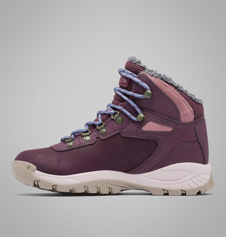 Women's Newton Ridge III Omni-Heat Waterproof Winter Hiking Boot, Color: Moonvista, Vapor, image 6