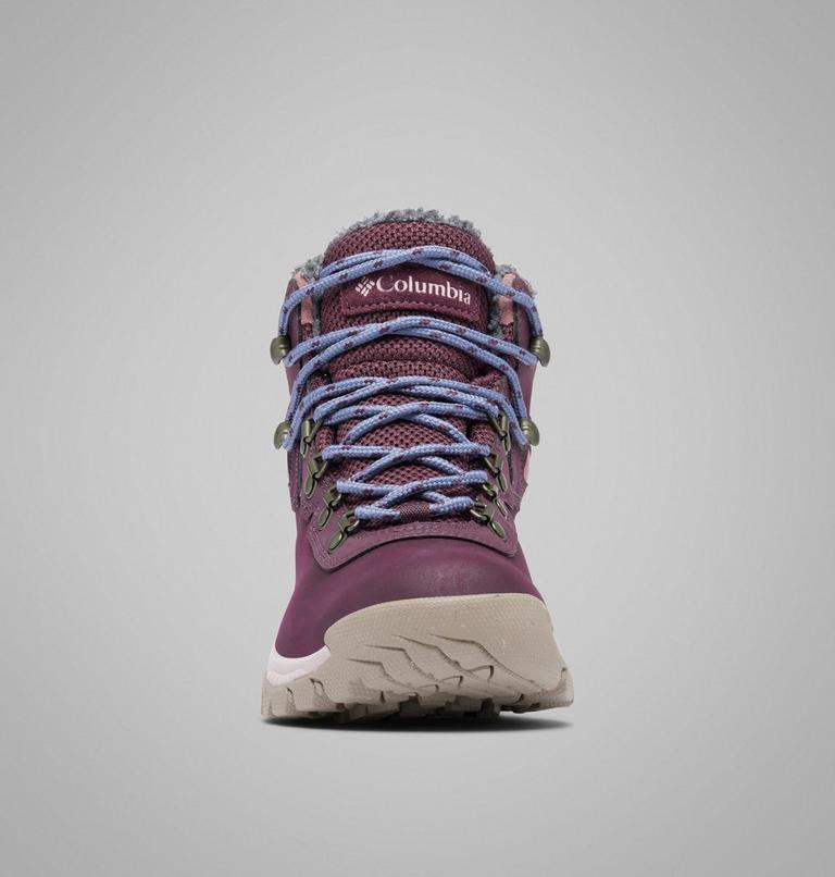 Women's Newton Ridge III Omni-Heat Waterproof Winter Hiking Boot, Color: Moonvista, Vapor, image 8