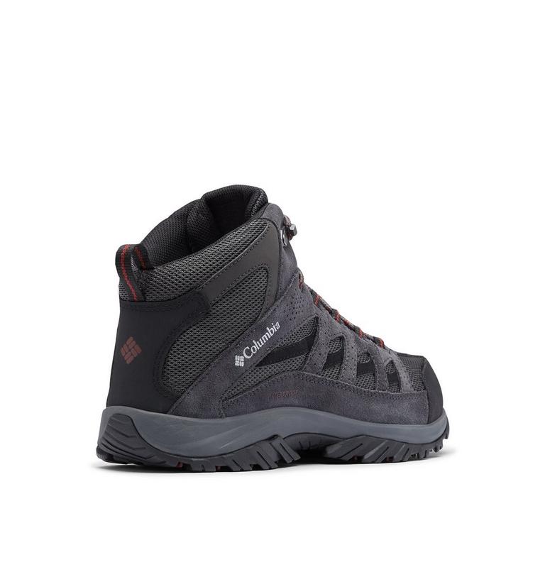 Crestwood II Mid wasserdichte Wanderschuhe für Männer, Color: Dark Grey, Deep Rust, image 9