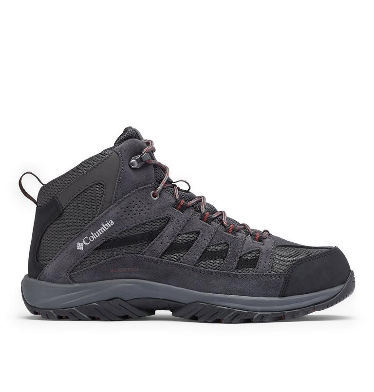 Crestwood II Mid wasserdichte Wanderschuhe für Männer, Color: Dark Grey, Deep Rust, image 1