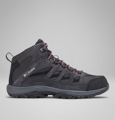 Scarpe da camminata impermeabili Crestwood II Mid da uomo, Color: Dark Grey, Deep Rust, image 5