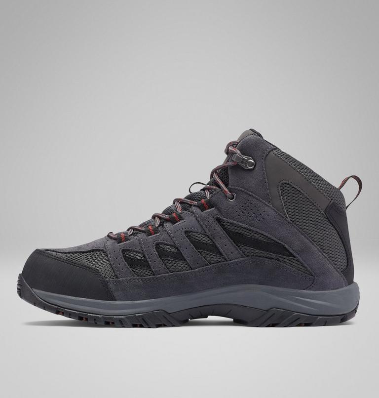 Scarpe da camminata impermeabili Crestwood II Mid da uomo, Color: Dark Grey, Deep Rust, image 7