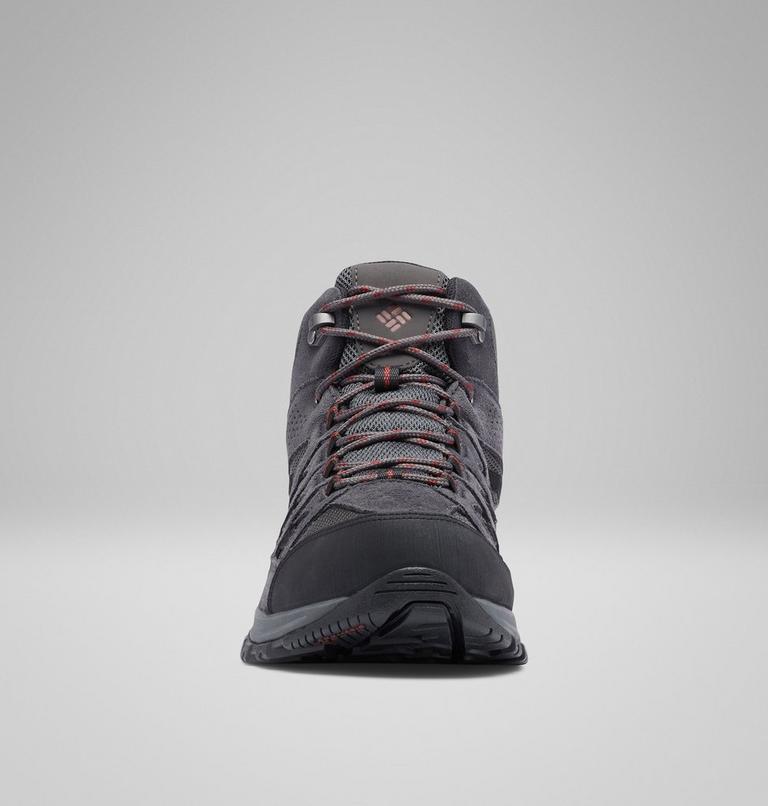 Scarpe da camminata impermeabili Crestwood II Mid da uomo, Color: Dark Grey, Deep Rust, image 9
