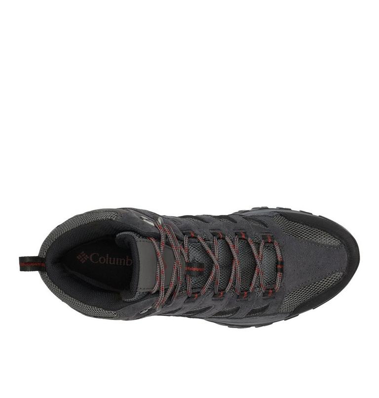 Crestwood II Mid wasserdichte Wanderschuhe für Männer, Color: Dark Grey, Deep Rust, image 3