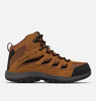 CRESTWOOD MID WATERPROOF, Color: Camel Brown, Mountain Red, image 1