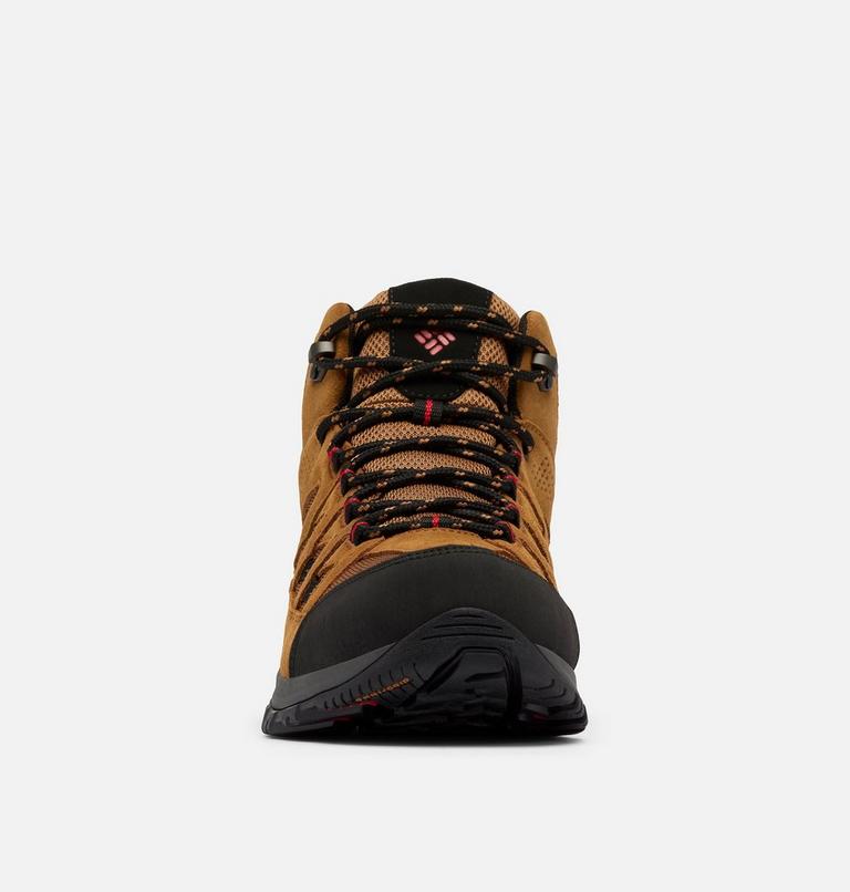 Men's Crestwood II Mid Waterproof Walking Shoe, Color: Camel Brown, Mountain Red, image 8