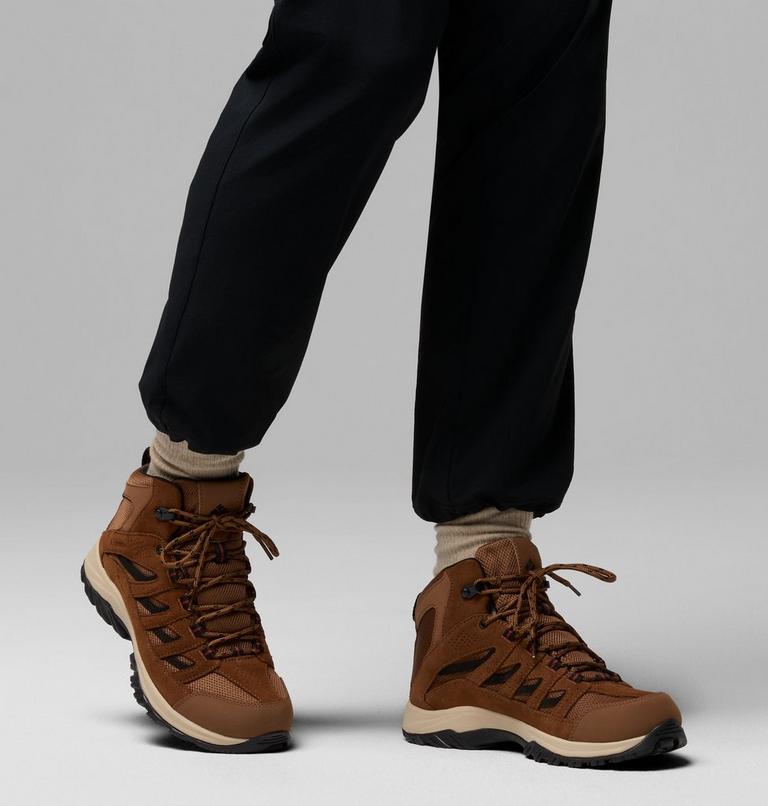 Men's Crestwood II Mid Waterproof Walking Shoe, Color: Nutmeg, Red Oxide, image 10