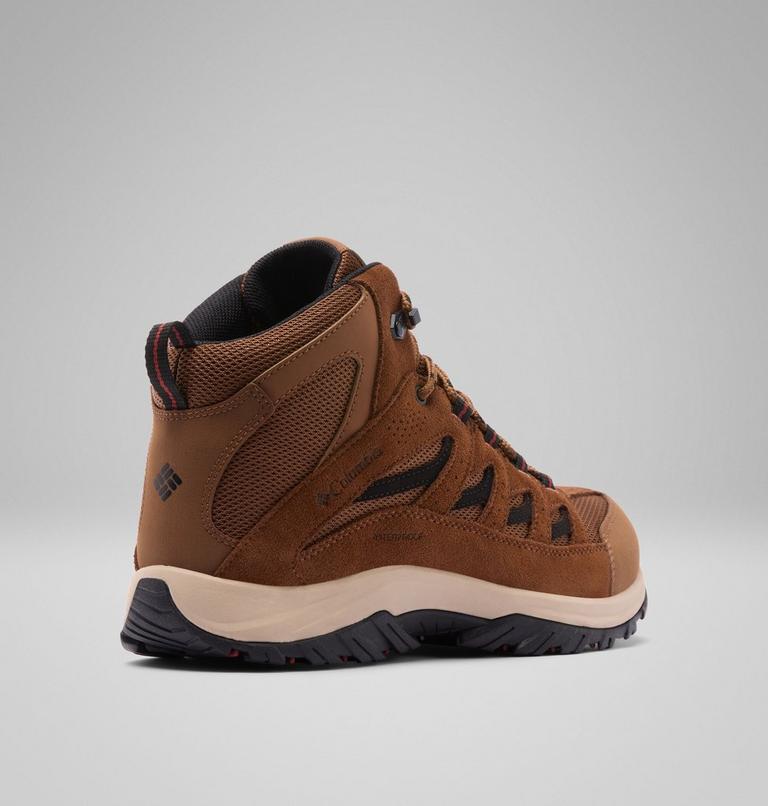 Men's Crestwood II Mid Waterproof Walking Shoe, Color: Nutmeg, Red Oxide, image 9