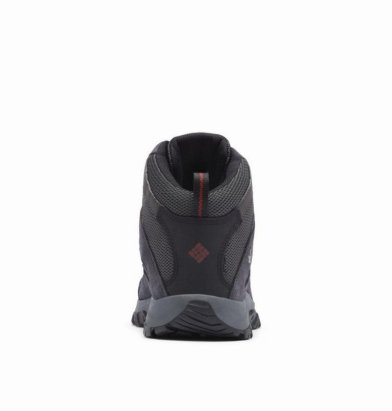 Men's Crestwood Mid Waterproof Walking Shoe - Wide, Color: Dark Grey, Deep Rust, image 2