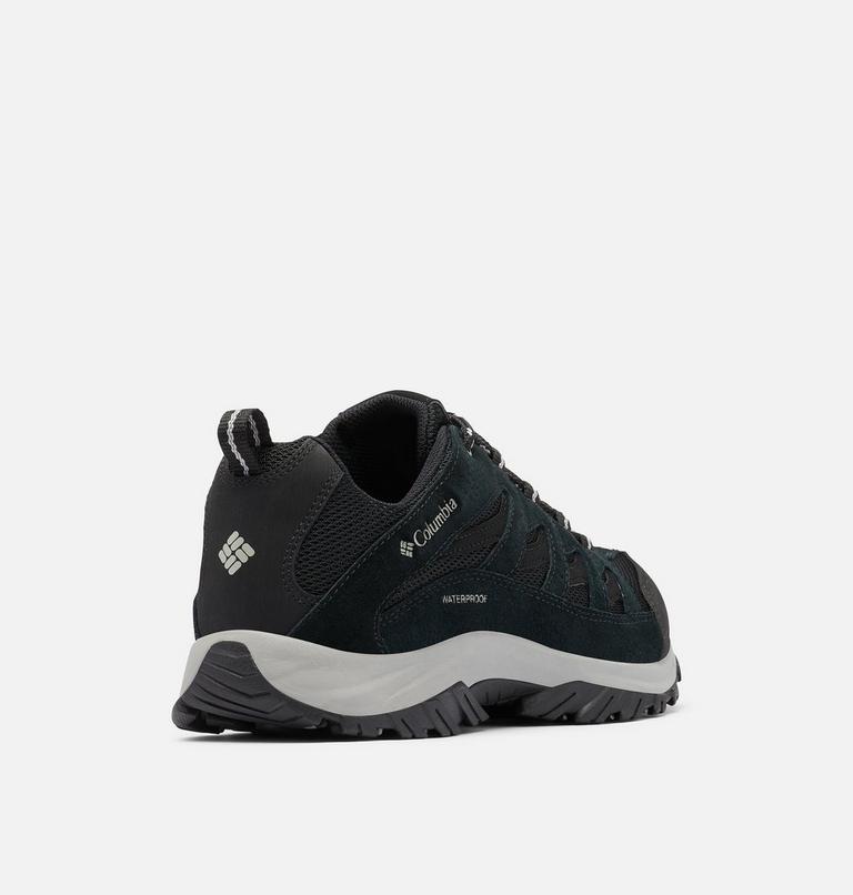 Zapatillas para caminar impermeables Crestwood II para hombre, Color: Black, Columbia Grey, image 9