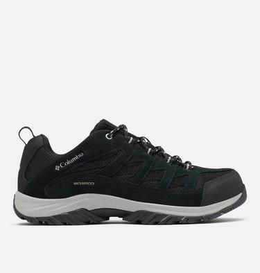 Zapatillas para caminar impermeables Crestwood II para hombre, Color: Black, Columbia Grey, image 3