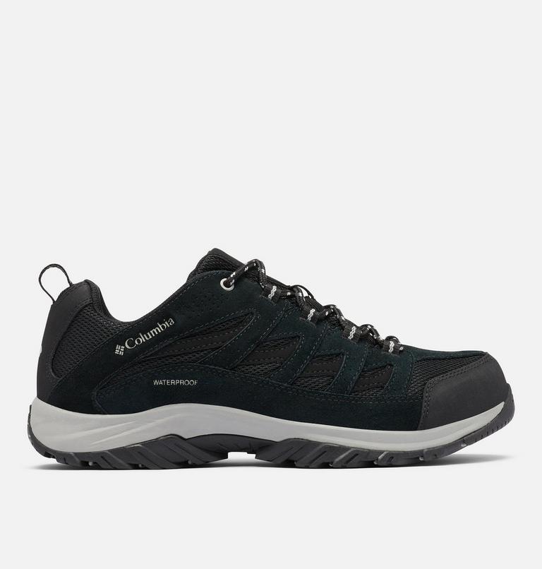 Zapatillas para caminar impermeables Crestwood II para hombre, Color: Black, Columbia Grey, image 1